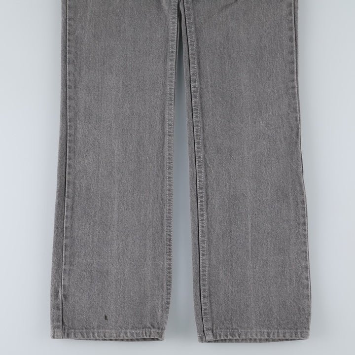 1980'S Levi's 40509-2767 Straight Denim Pants, Made in USA, Women's Size L (W28 equivalent), Vintage unclear gray type Vintage Second Hand
