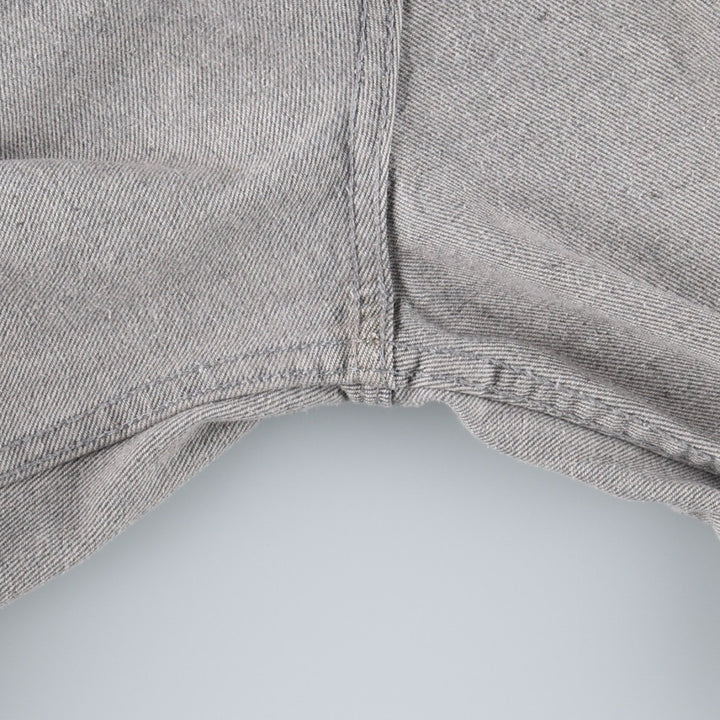1980'S Levi's 40509-2767 Straight Denim Pants, Made in USA, Women's Size L (W28 equivalent), Vintage unclear gray type Vintage Second Hand