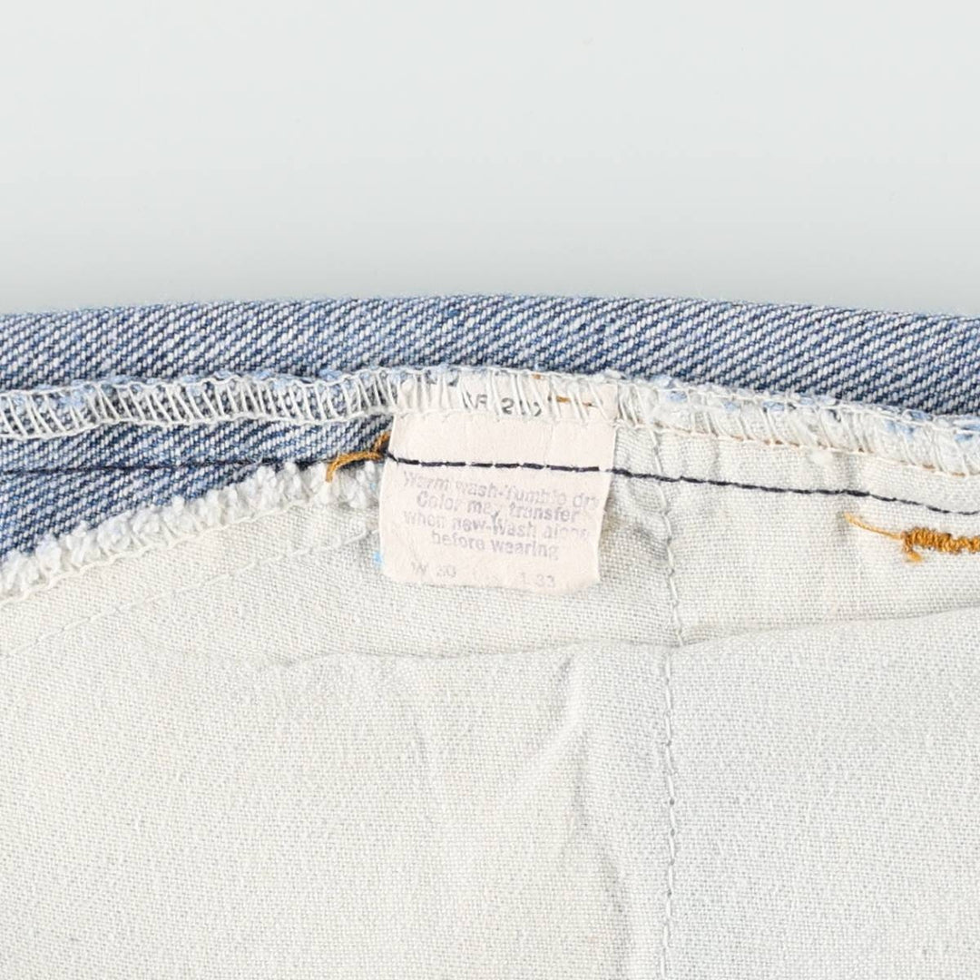 ~1980'S Levi's 719-0915 Orange Tab Straight Denim Pants, Made in USA, Women's Size L (W28 equivalent), Vintage cotton blue type Vintage Second Hand