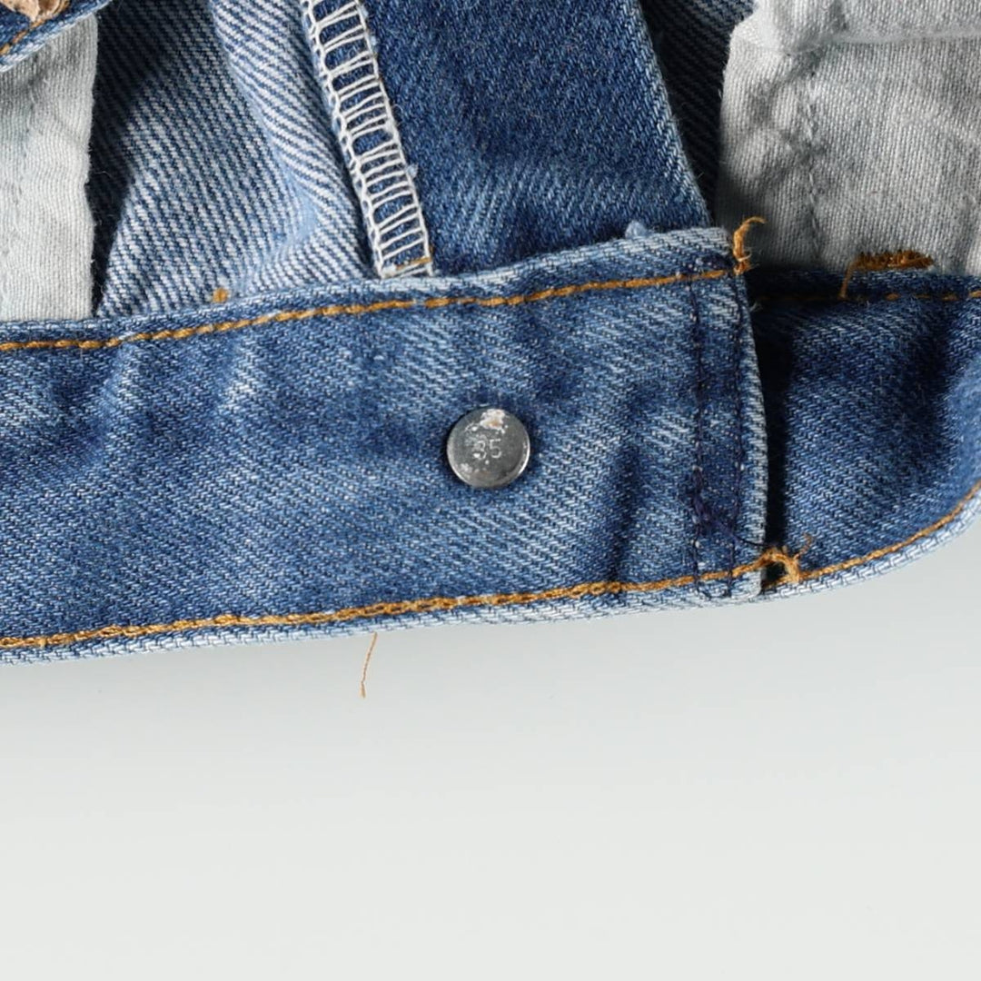 ~1980'S Levi's 719-0915 Orange Tab Straight Denim Pants, Made in USA, Women's Size L (W28 equivalent), Vintage cotton blue type Vintage Second Hand