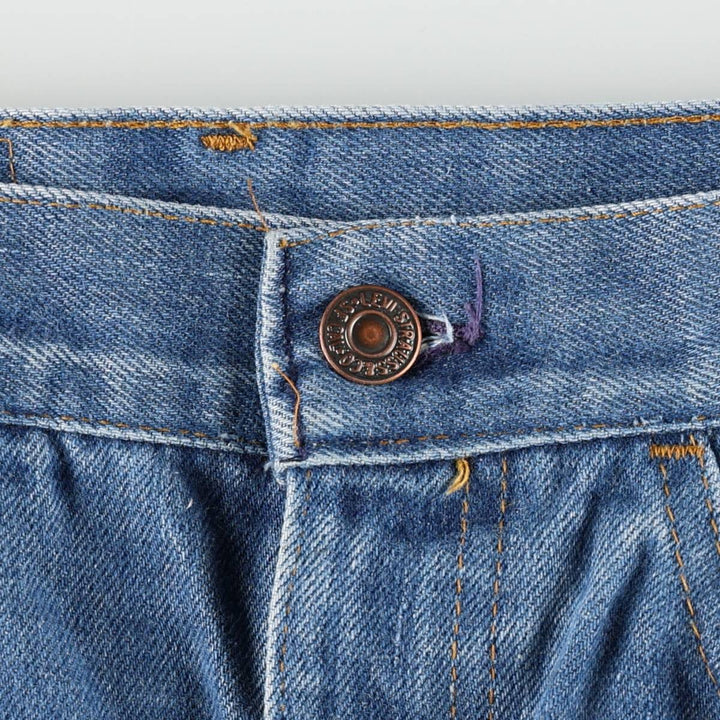 ~1980'S Levi's 719-0915 Orange Tab Straight Denim Pants, Made in USA, Women's Size L (W28 equivalent), Vintage cotton blue type Vintage Second Hand