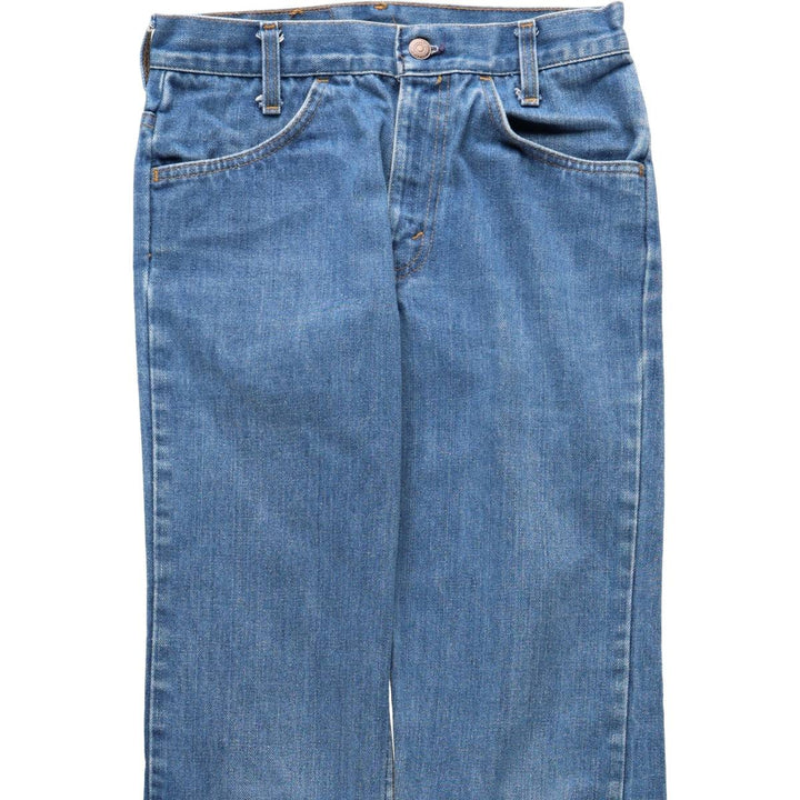 ~1980'S Levi's 719-0915 Orange Tab Straight Denim Pants, Made in USA, Women's Size L (W28 equivalent), Vintage cotton blue type Vintage Second Hand