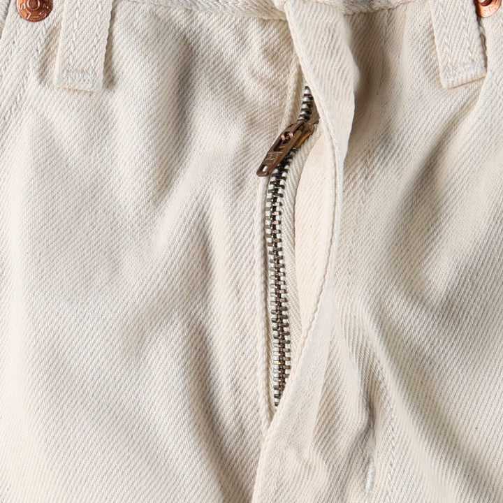 Levi's RIBCAGE WIDE LEG Flare Cut Denim Pants, Women's Size L (equivalent to W28) cotton ivory Vintage Second Hand
