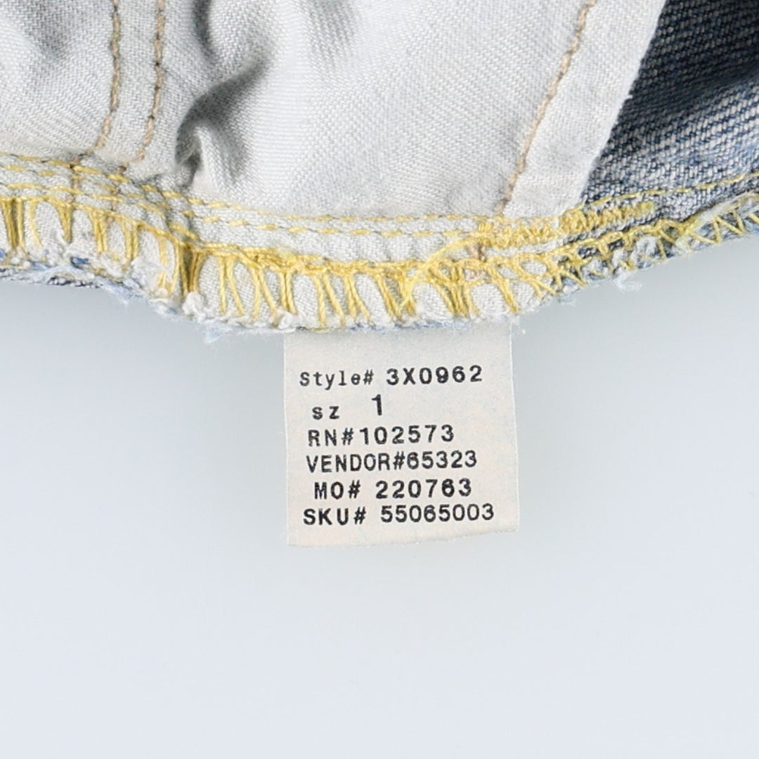 Hollister Flare Cut Denim Pants, Women's Size L (equivalent to W29) cotton blue type Vintage Second Hand