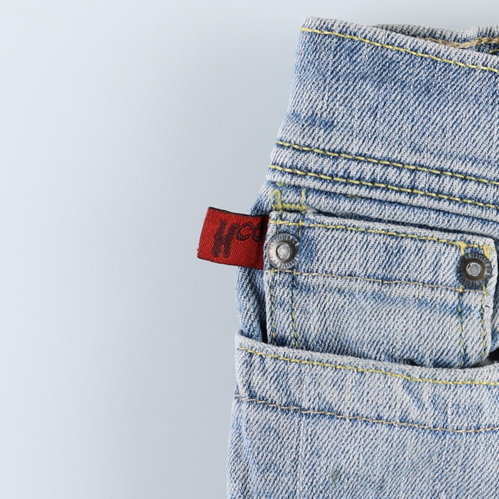 Hollister Flare Cut Denim Pants, Women's Size L (equivalent to W29) cotton blue type Vintage Second Hand