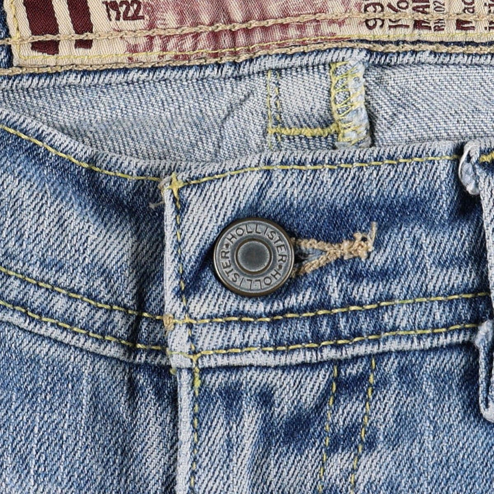 Hollister Flare Cut Denim Pants, Women's Size L (equivalent to W29) cotton blue type Vintage Second Hand