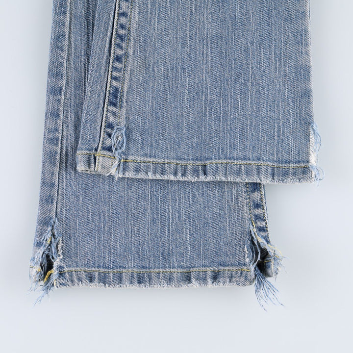 Hollister Flare Cut Denim Pants, Women's Size L (equivalent to W29) cotton blue type Vintage Second Hand