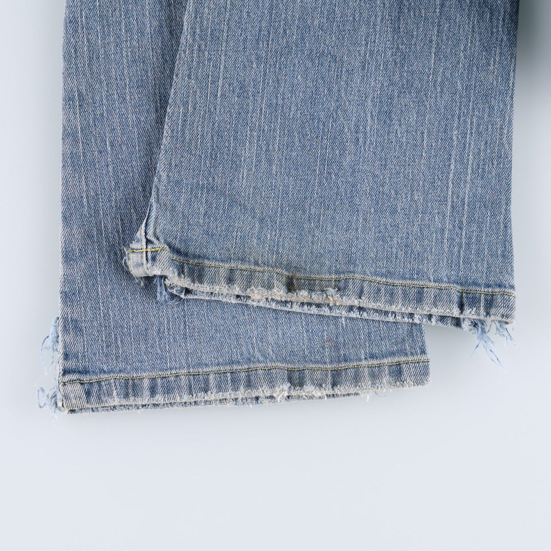 Hollister Flare Cut Denim Pants, Women's Size L (equivalent to W29) cotton blue type Vintage Second Hand