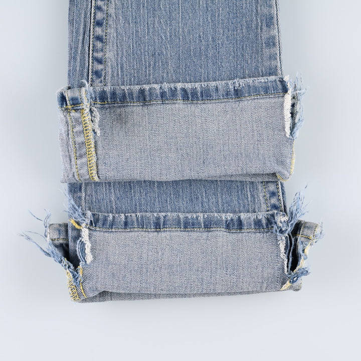 Hollister Flare Cut Denim Pants, Women's Size L (equivalent to W29) cotton blue type Vintage Second Hand
