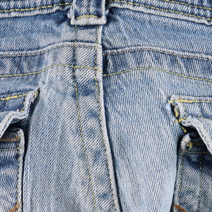 Hollister Flare Cut Denim Pants, Women's Size L (equivalent to W29) cotton blue type Vintage Second Hand