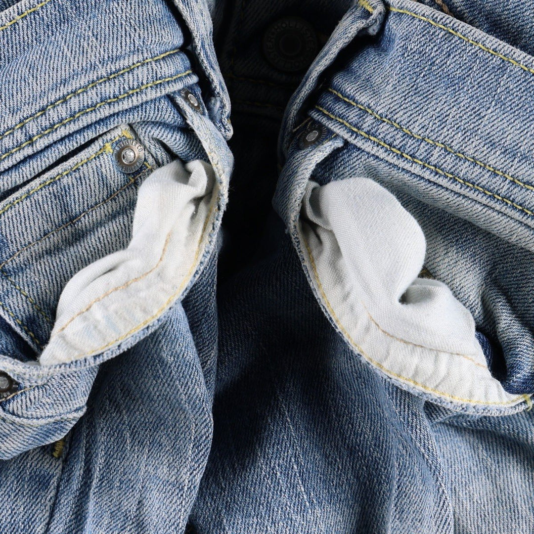 Hollister Flare Cut Denim Pants, Women's Size L (equivalent to W29) cotton blue type Vintage Second Hand