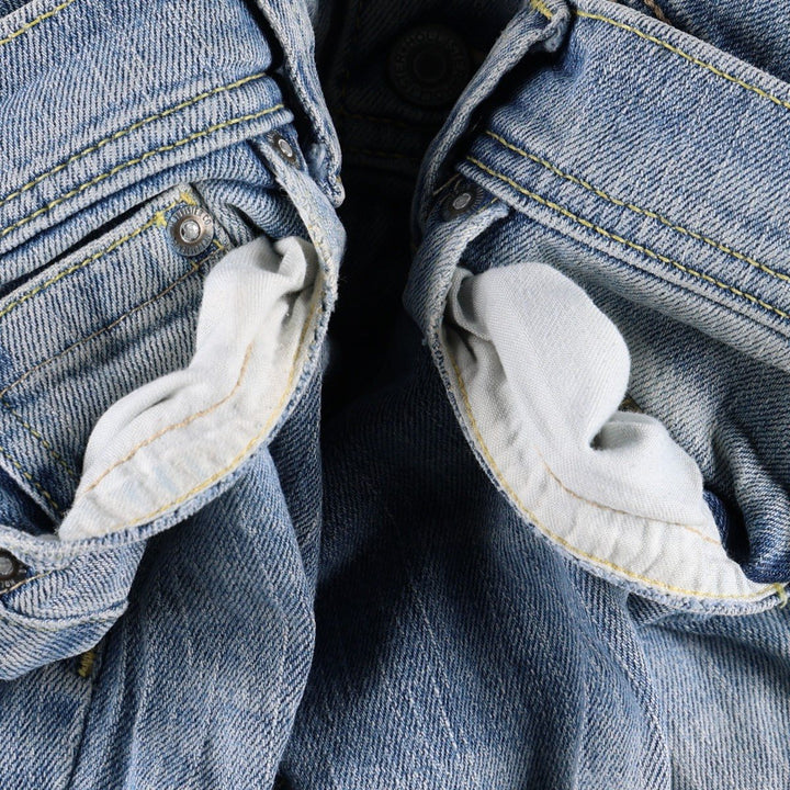 Hollister Flare Cut Denim Pants, Women's Size L (equivalent to W29) cotton blue type Vintage Second Hand