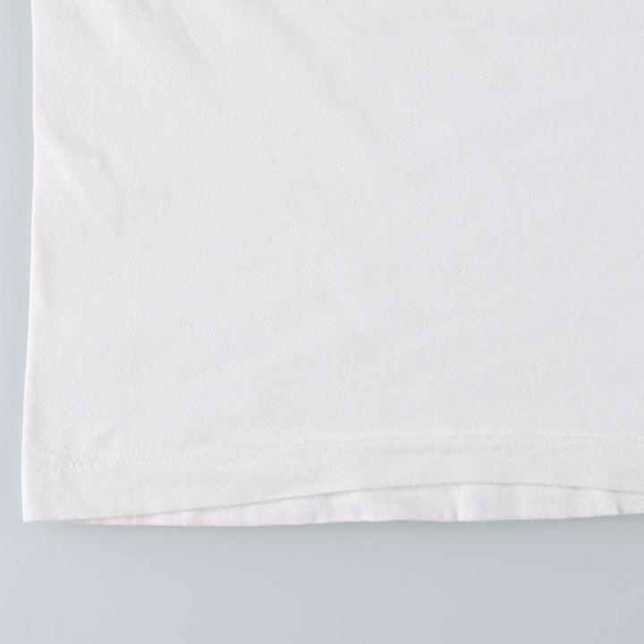 90'S Fruit of the Loom Message Print T-Shirt Made in USA Men's XL Vintage cotton white type Vintage Second Hand