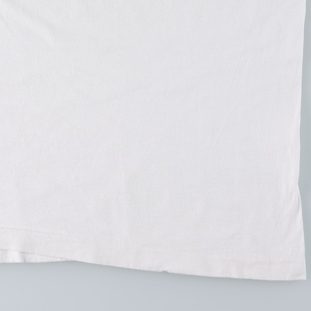 90'S Fruit of the Loom Message Print T-Shirt Made in USA Men's XL Vintage cotton white type Vintage Second Hand