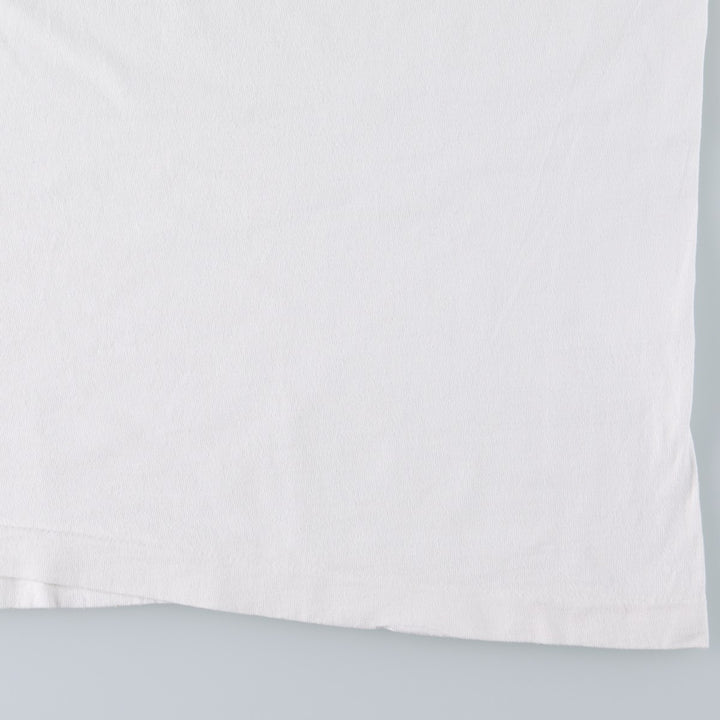 90'S Fruit of the Loom Message Print T-Shirt Made in USA Men's XL Vintage cotton white type Vintage Second Hand