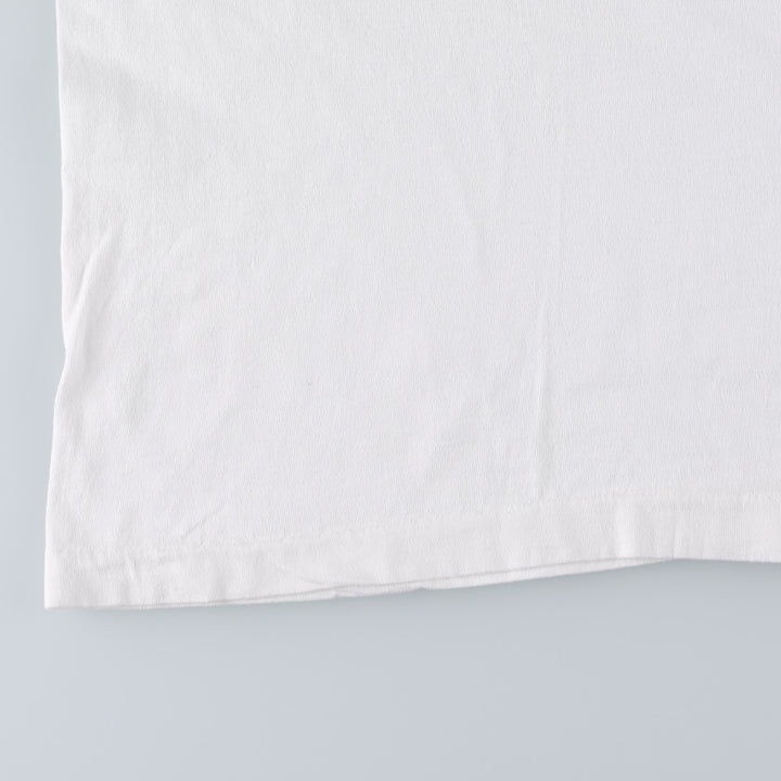 90'S Fruit of the Loom Message Print T-Shirt Made in USA Men's XL Vintage cotton white type Vintage Second Hand