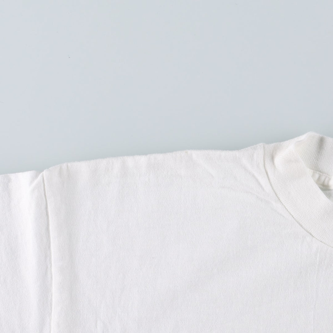 90'S ONEITA Message Print T-Shirt Made in USA Men's XL Vintage cotton white type Vintage Second Hand