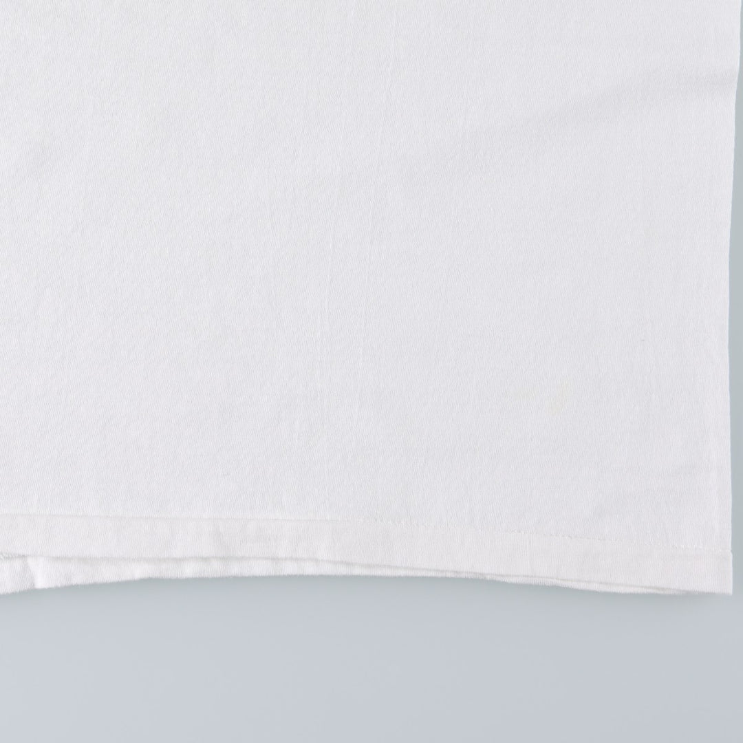 90'S ONEITA Message Print T-Shirt Made in USA Men's XL Vintage cotton white type Vintage Second Hand