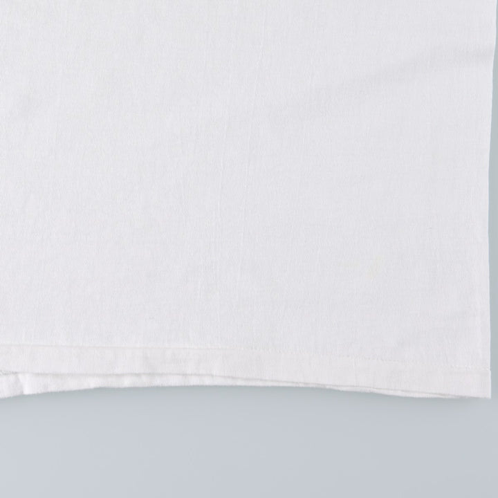 90'S ONEITA Message Print T-Shirt Made in USA Men's XL Vintage cotton white type Vintage Second Hand