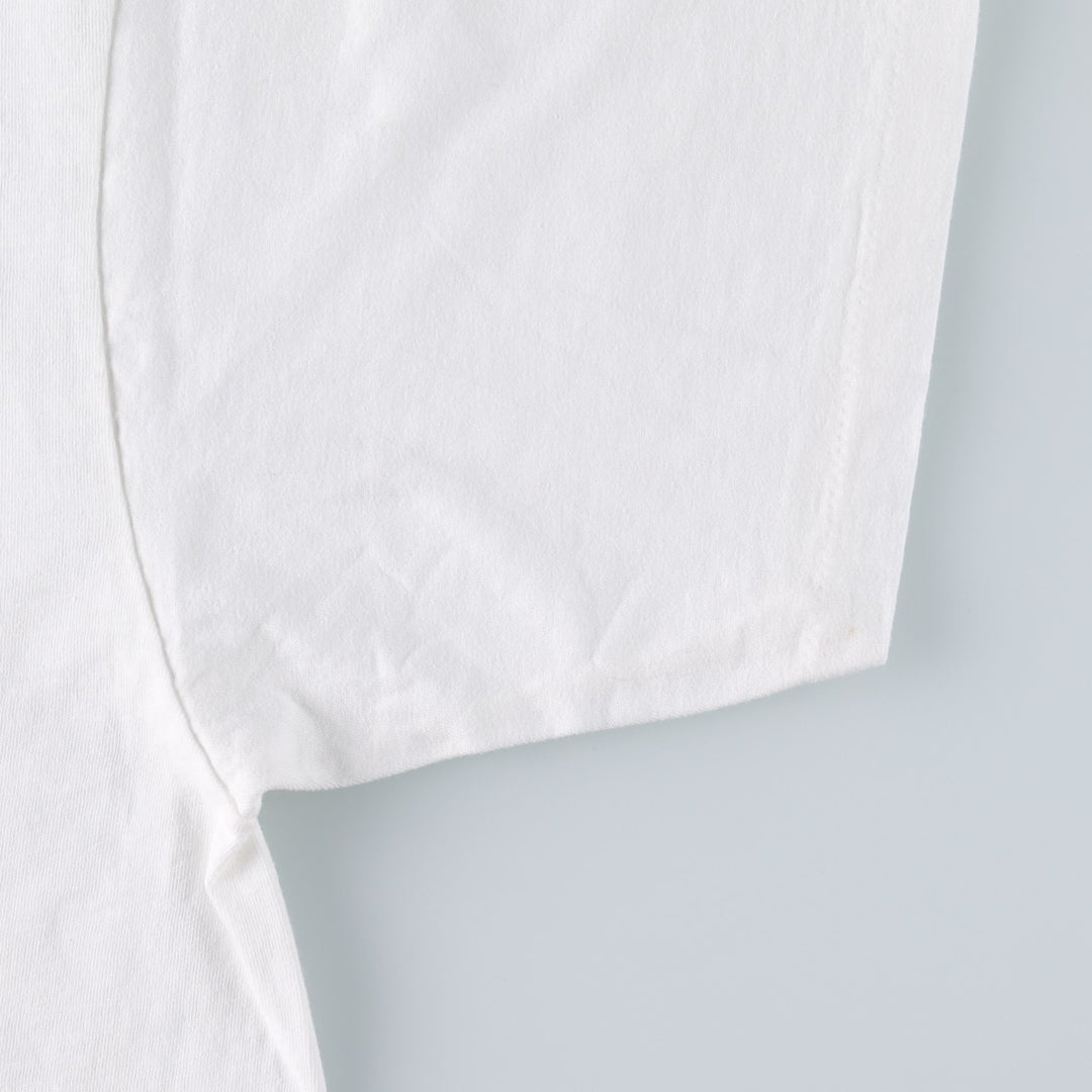 90'S ONEITA Message Print T-Shirt Made in USA Men's XL Vintage cotton white type Vintage Second Hand
