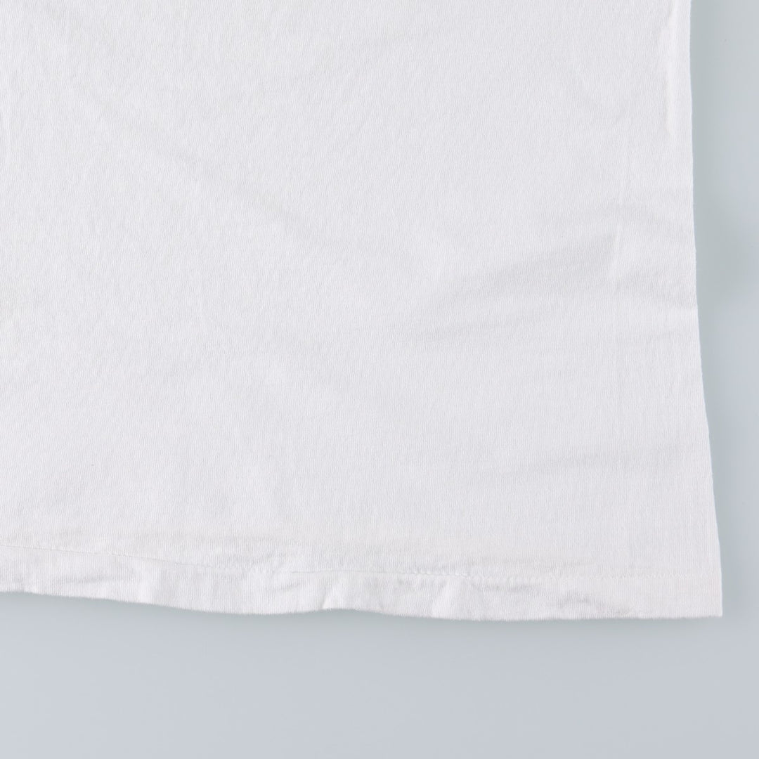 90'S ONEITA Message Print T-Shirt Made in USA Men's XL Vintage cotton white type Vintage Second Hand