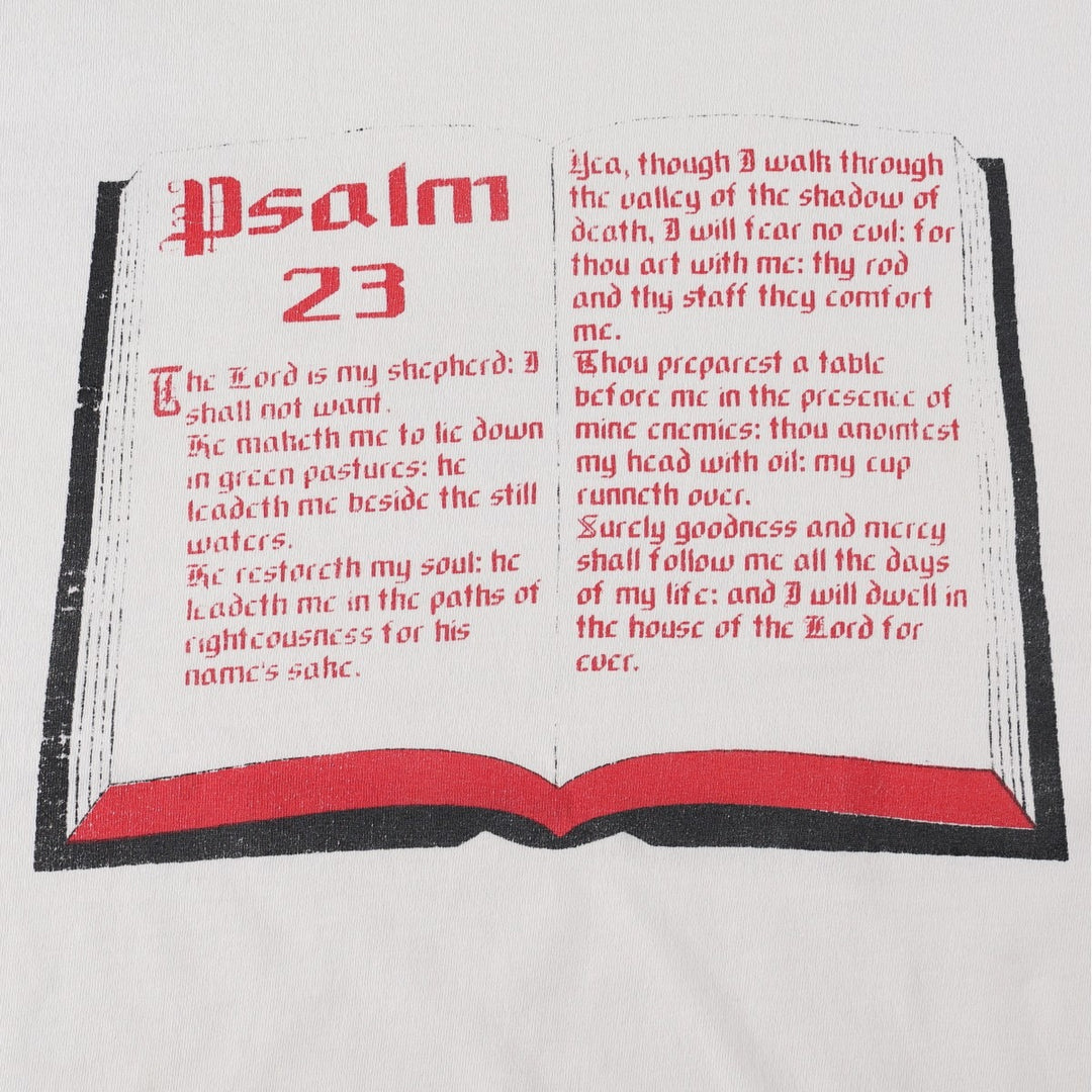 90'S WILD message print T-shirt, Made in USA, Men's XL equivalent, Vintage cotton white type Vintage Second Hand