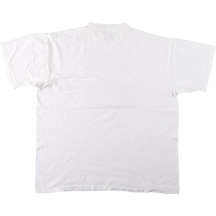 90'S ONEITA Message Print T-Shirt Made in USA Men's XL Vintage cotton white type Vintage Second Hand