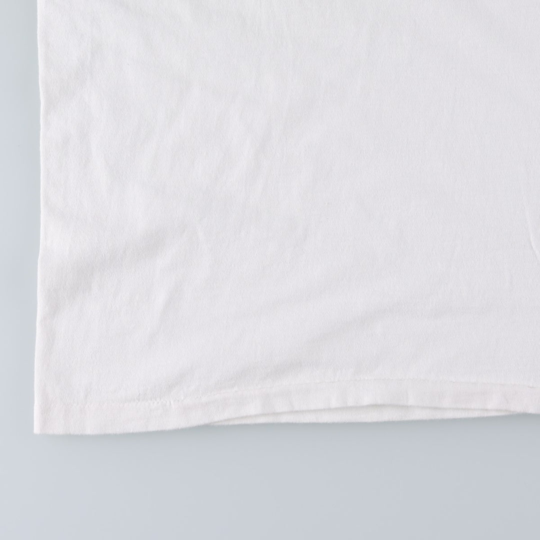 90'S ONEITA Message Print T-Shirt Made in USA Men's XL Vintage cotton white type Vintage Second Hand