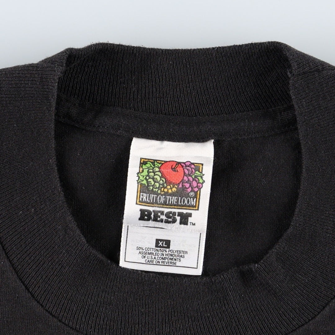 90s-00'S Jesus Christ Message Print T-Shirt, Men's XL (approx.), Vintage cotton black type Vintage Second Hand