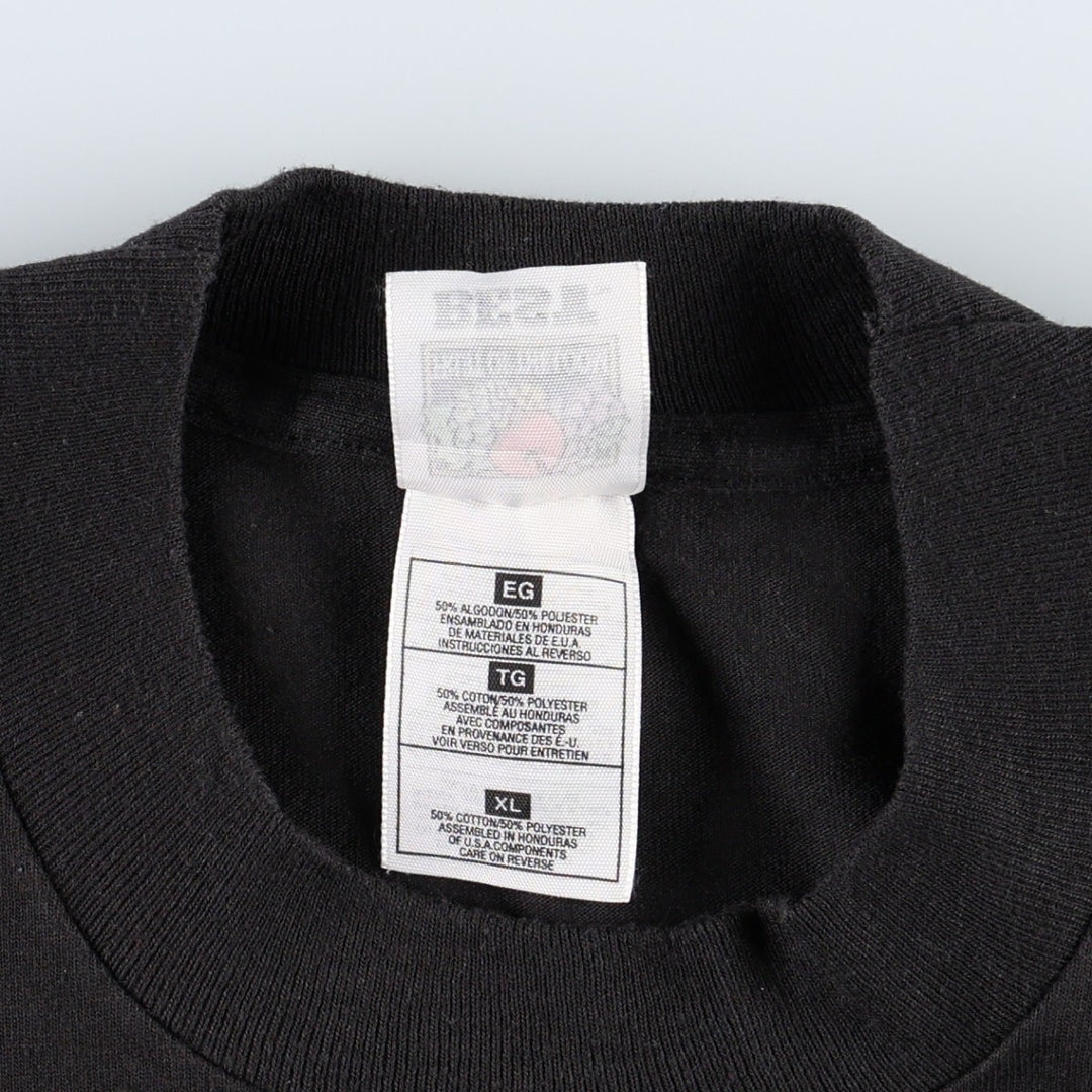90s-00'S Jesus Christ Message Print T-Shirt, Men's XL (approx.), Vintage cotton black type Vintage Second Hand