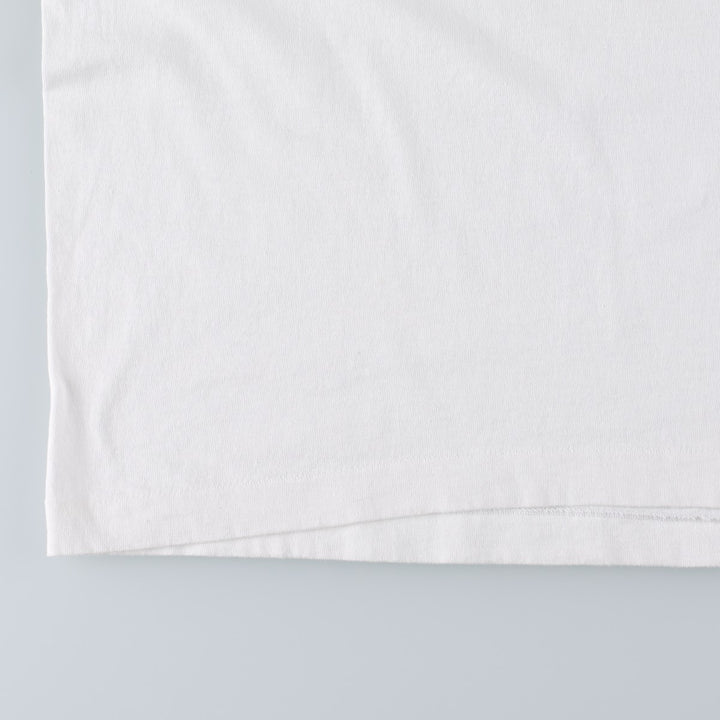 80'S Fruit of the Loom Art T-Shirt, Made in Canada, Men's XL equivalent, Vintage cotton white type Vintage Second Hand