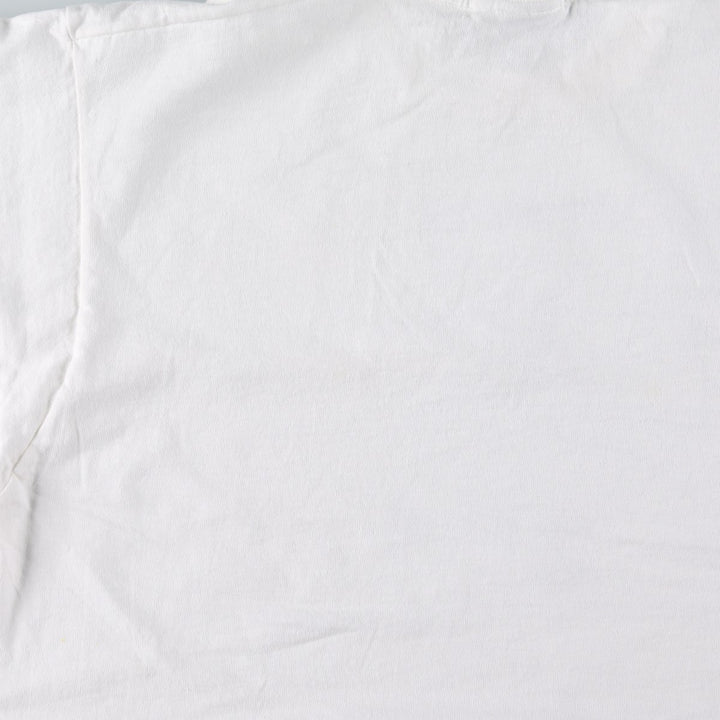 80'S Fruit of the Loom Art T-Shirt, Made in Canada, Men's XL equivalent, Vintage cotton white type Vintage Second Hand