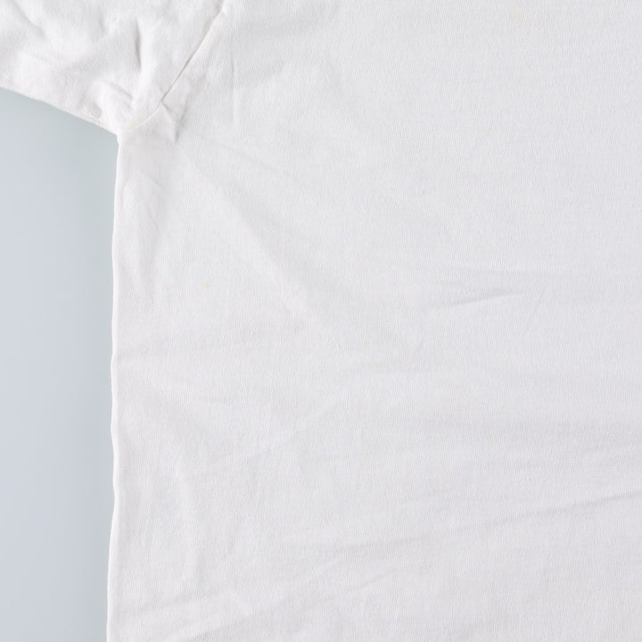 80'S Fruit of the Loom Art T-Shirt, Made in Canada, Men's XL equivalent, Vintage cotton white type Vintage Second Hand