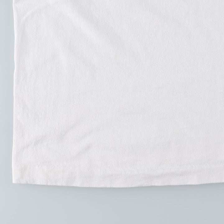 80'S Fruit of the Loom Art T-Shirt, Made in Canada, Men's XL equivalent, Vintage cotton white type Vintage Second Hand