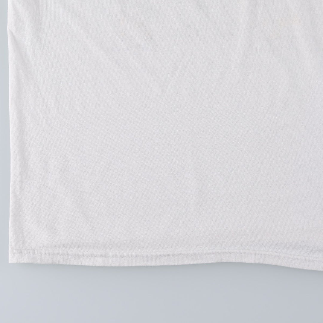 90'S Hanes HEAVYWEIGHT 50 cotton white type Vintage Second Hand