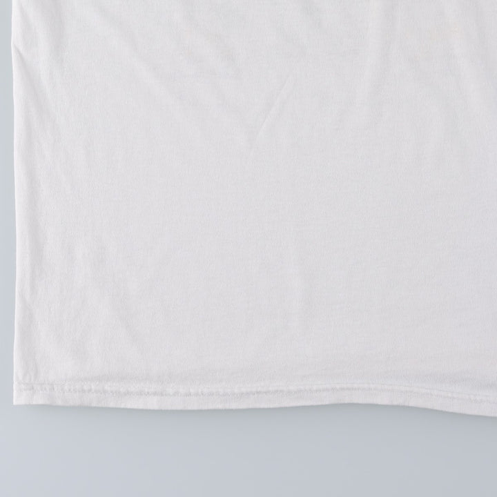 90'S Hanes HEAVYWEIGHT 50 cotton white type Vintage Second Hand