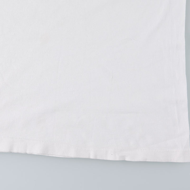 ~90'S Geoffrey Beene Message Print T-Shirt, Men's Size L (Equivalent), Vintage unclear white type Vintage Second Hand