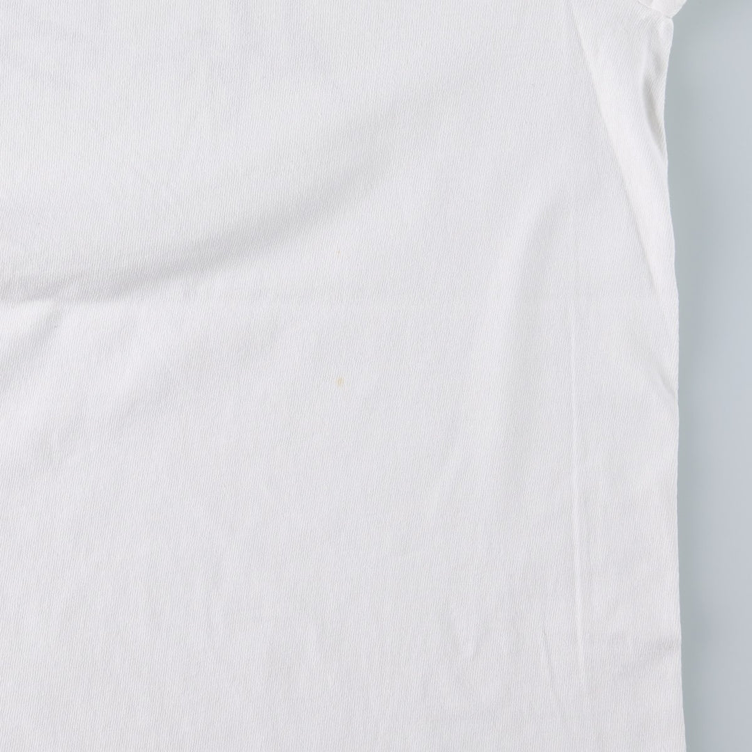 ~90'S Geoffrey Beene Message Print T-Shirt, Men's Size L (Equivalent), Vintage unclear white type Vintage Second Hand