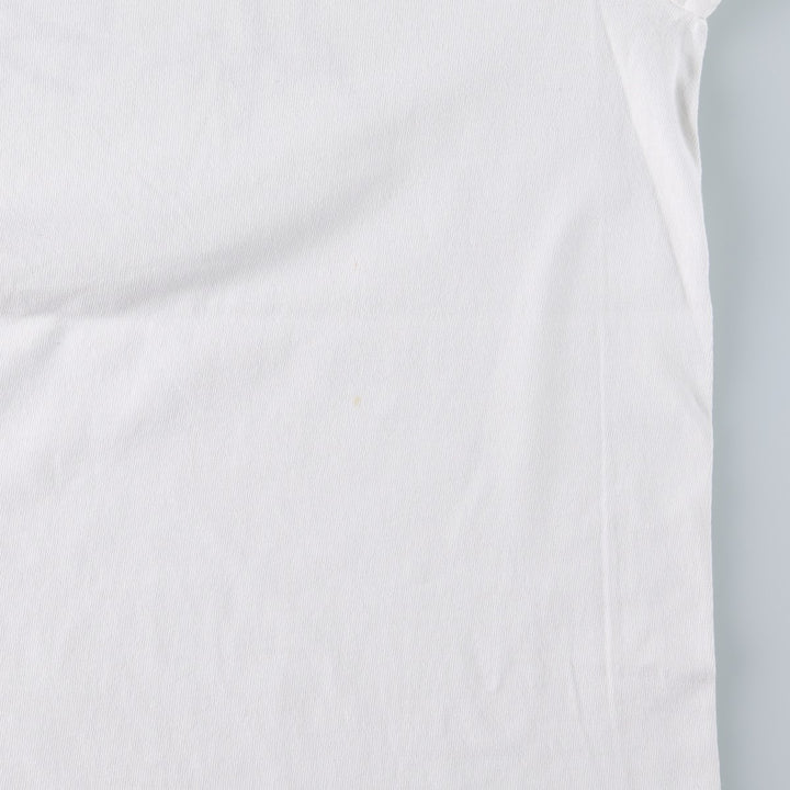 ~90'S Geoffrey Beene Message Print T-Shirt, Men's Size L (Equivalent), Vintage unclear white type Vintage Second Hand