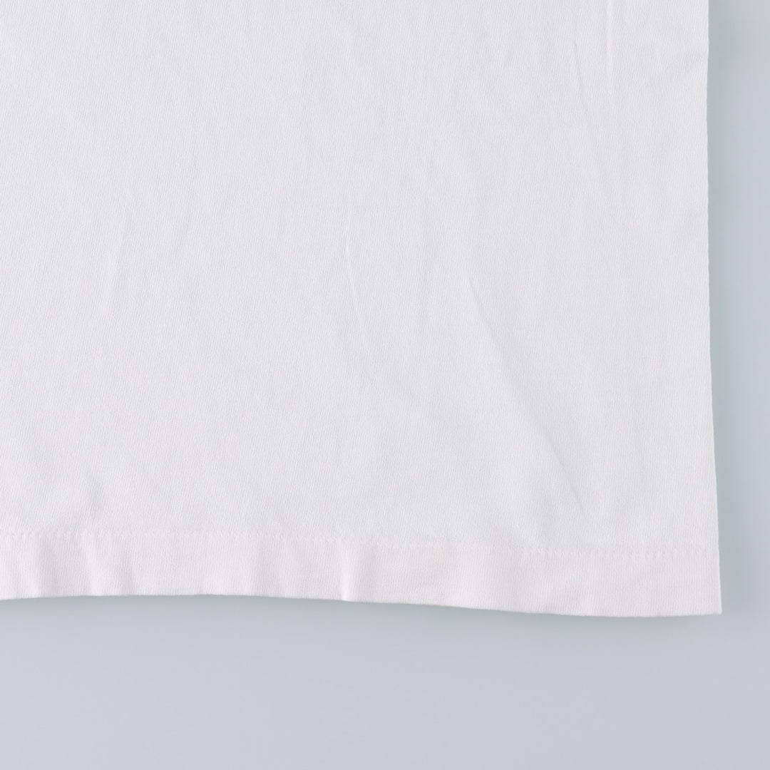 ~90'S Geoffrey Beene Message Print T-Shirt, Men's Size L (Equivalent), Vintage unclear white type Vintage Second Hand