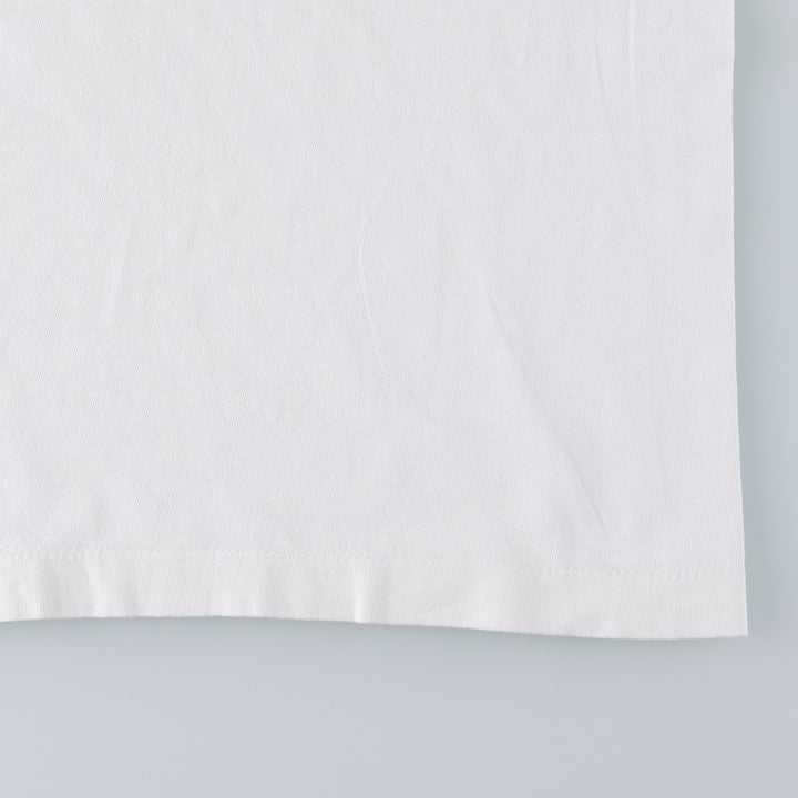 ~90'S Geoffrey Beene Message Print T-Shirt, Men's Size L (Equivalent), Vintage unclear white type Vintage Second Hand
