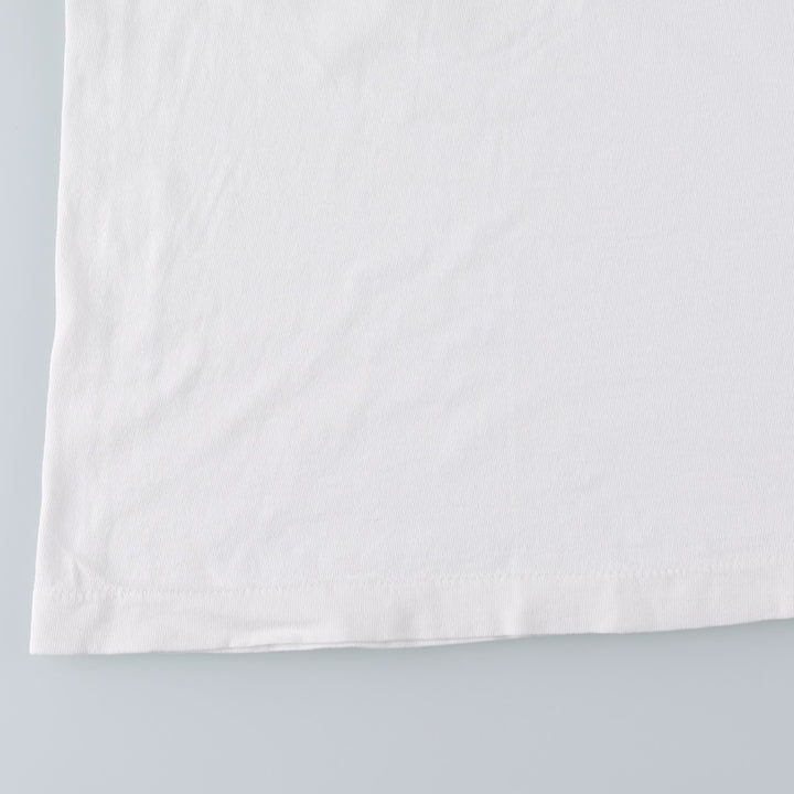 ~90'S Geoffrey Beene Message Print T-Shirt, Men's Size L (Equivalent), Vintage unclear white type Vintage Second Hand