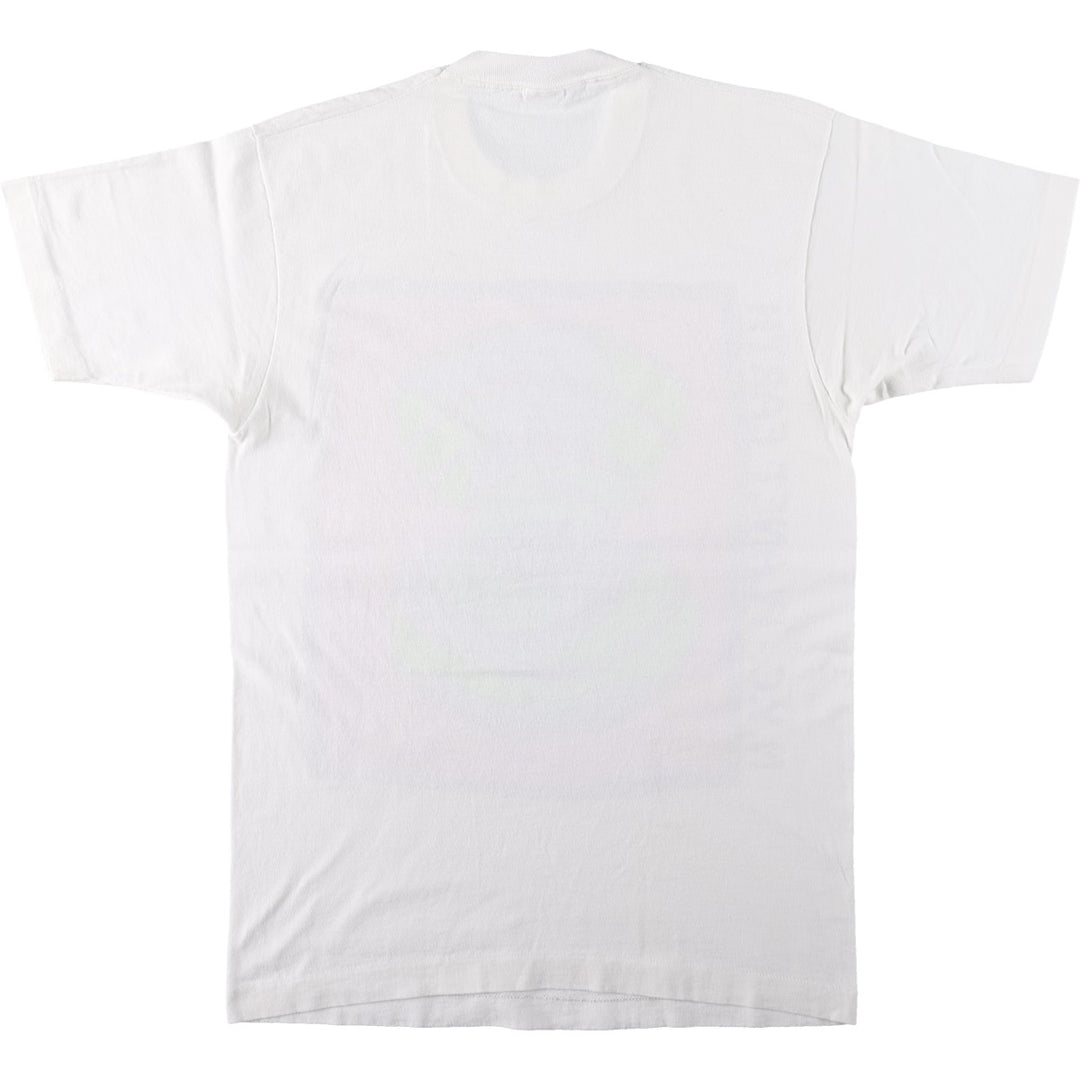 90'S Fruit of the Loom Art T-Shirt, Made in USA, Men's Size L (approx.), Vintage cotton white type Vintage Second Hand