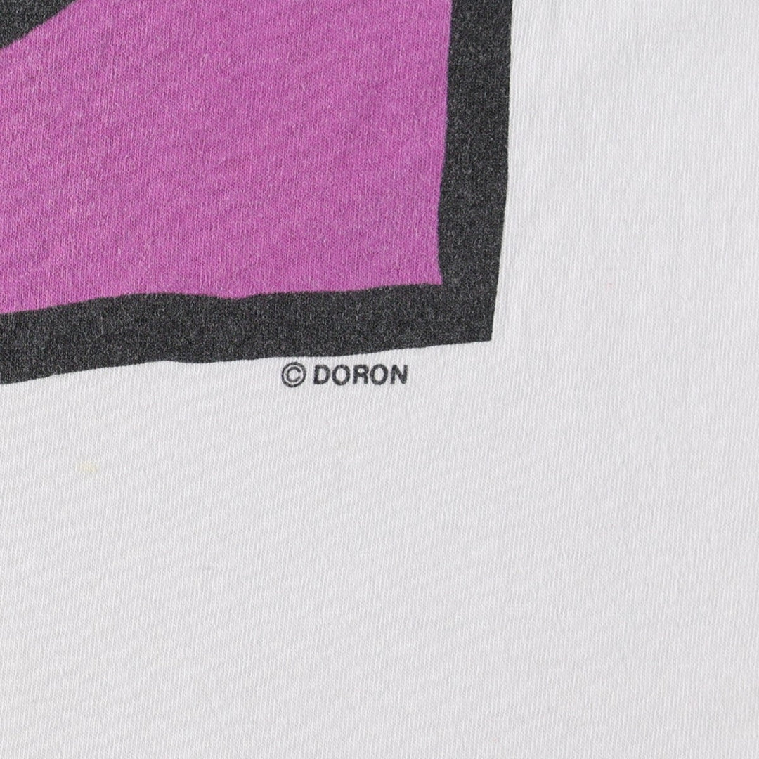 90'S Fruit of the Loom Art T-Shirt, Made in USA, Men's Size L (approx.), Vintage cotton white type Vintage Second Hand