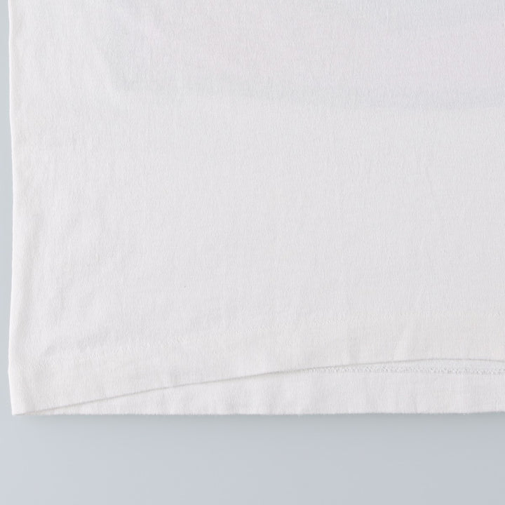 90'S Fruit of the Loom Art T-Shirt, Made in USA, Men's Size L (approx.), Vintage cotton white type Vintage Second Hand