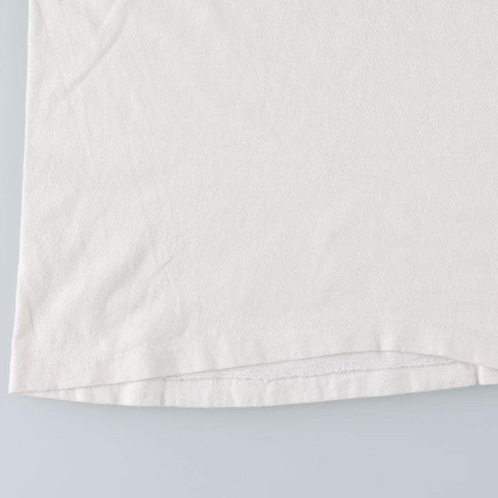 90'S Hanes BEEFY-T Art T-shirt Made in USA Men's XL Vintage cotton white type Vintage Second Hand