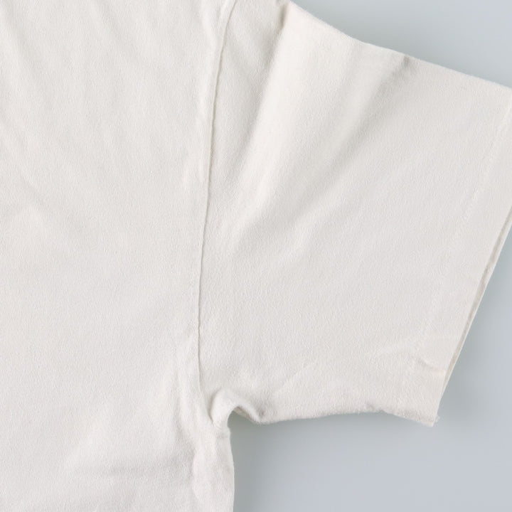 90'S Hanes BEEFY-T Art T-shirt Made in USA Men's XL Vintage cotton white type Vintage Second Hand