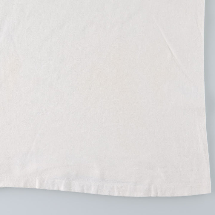 90'S Hanes BEEFY-T Art T-shirt Made in USA Men's XL Vintage cotton white type Vintage Second Hand