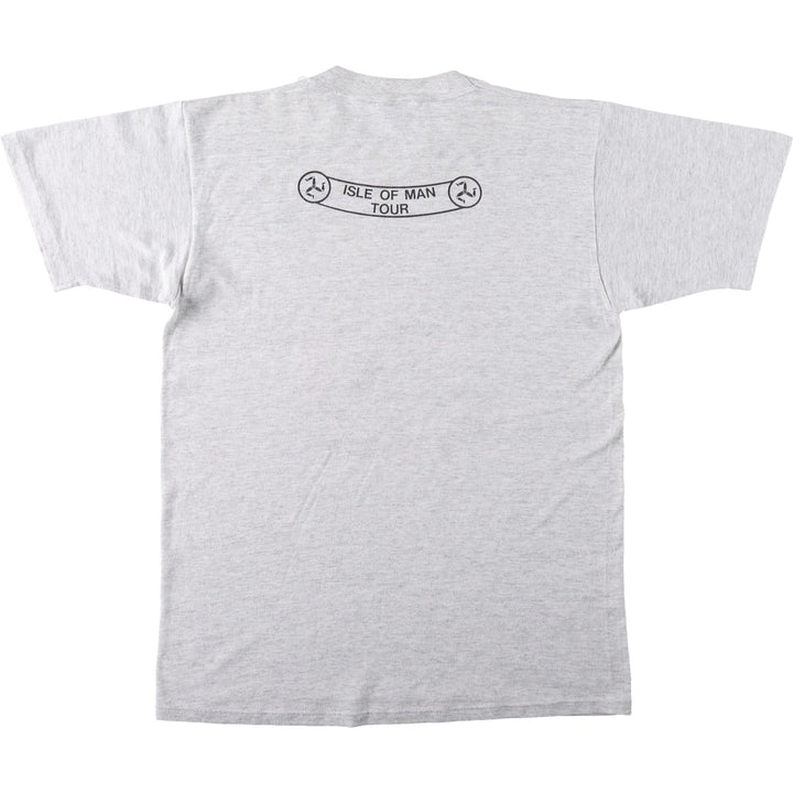 80s-90'S JERSEY'S Rodney Dangerfield Message Print T-Shirt, Made in USA, Men's Size L (approx.), Vintage cotton gray type Vintage Second Hand