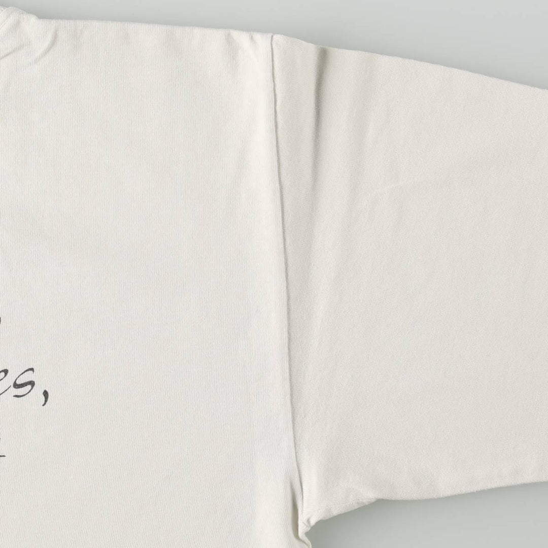 2000'S ALSTYLE Message Art T-shirt, Men's Size M cotton white type Vintage Second Hand